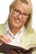 Attractive Woman Reading
