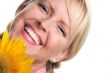 Attractive Blond and Sunflower