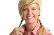 Attractive Blond with Cowboy Hat