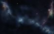 Digital created starfield with cosmic Nebula