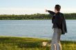 Businessman At The Lake