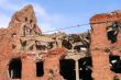 Museum - panorama `Stalingrad fight` - `The destroyed mill`. Volgograd. Russia.