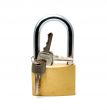 Padlock on a white background