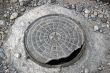 City manhole broken cover USSR