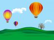 Hot air balloons