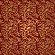 floral maroon