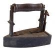 Old charcoal flat iron