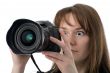 very surprised photographer