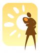 woman with baby