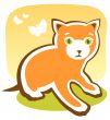cartoon kitten