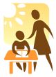 teacher and schoolboy