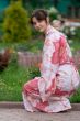 Girl in a flower yukata