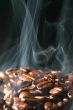 coffee in smoke