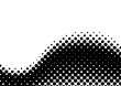 halftone wave curl
