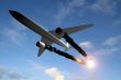 airplane on fire