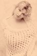 Vintage photo of  beauty woman.