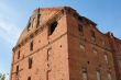 Museum - panorama Stalingrad fight - The destroyed mill. Volgograd. Russia.