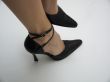 black high heels