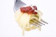 spaghetti on a fork