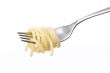 spaghetti on a fork