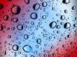 close-up of water drops background