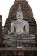 Buddha and stupa