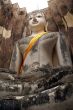 Big sitting Buddhga in wat Si Chum, old Sukhotai, Thailand