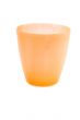 Orange plastic cup