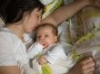 Baby with mother