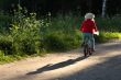 girl on a bicycle