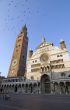 Cremona, Cathedral and Belfry with swallows