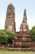 Red brick stupas