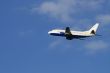 Passenger plane in the sky