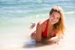 Girl in the sea