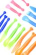 Plastic utensil close up
