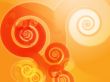 Abstract spiral swirls