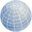 Grid sphere illustration