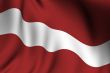 Rendered Latvian Flag
