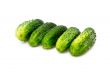 Cucumbers isolated on a whiteground.