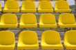 Yellow seats.