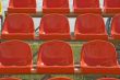 Red seats.