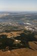 From an airplane