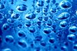 blue waterdrops