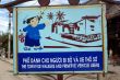 Blue sign in Hoi An