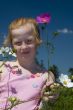 Girl in summer