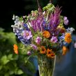 Bunch with flowers