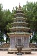 Pagoda and pine tree