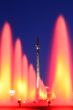lluminated fountain