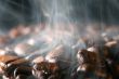 coffee in smoke