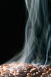 coffee in smoke